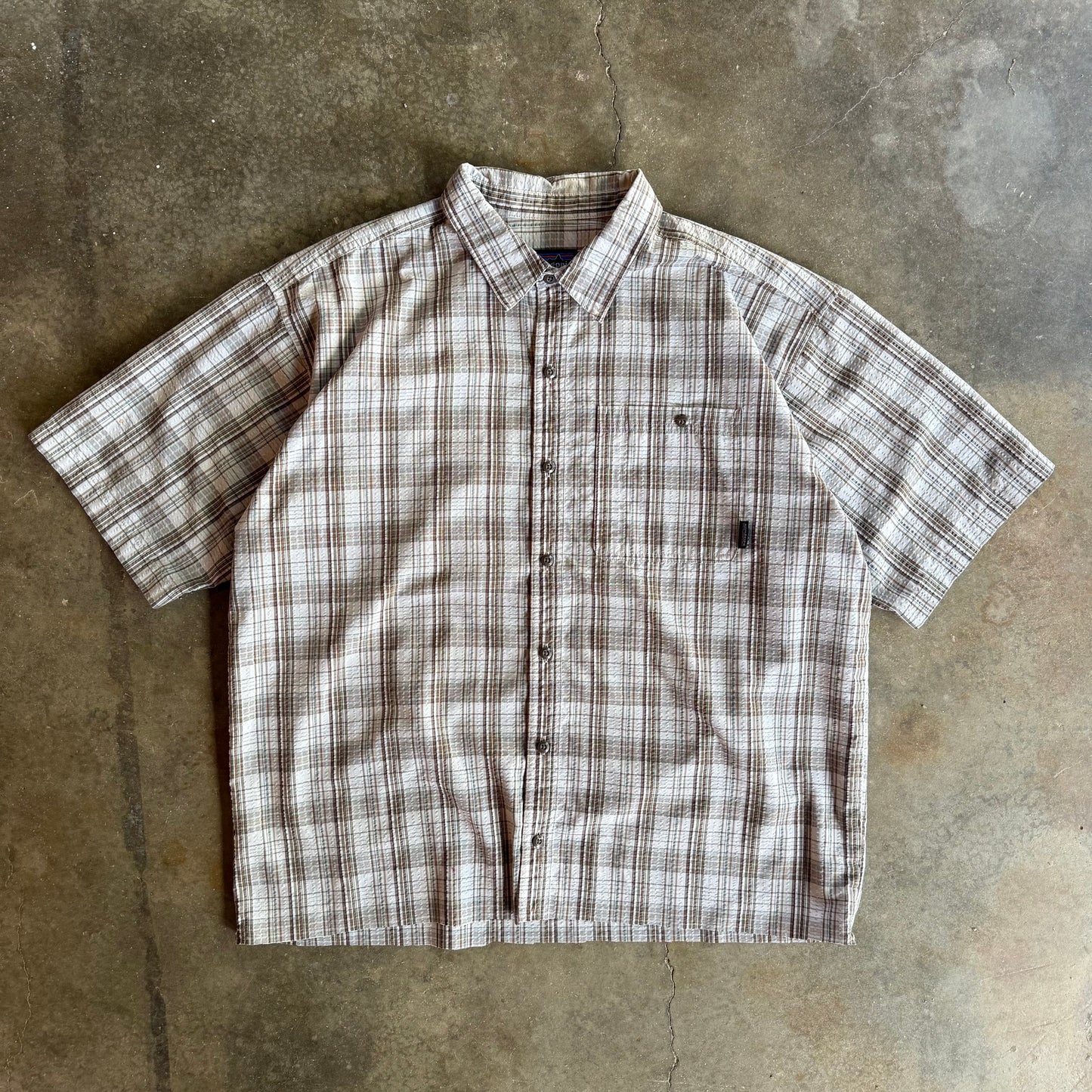 Vintage 00s Patagonia Cropped Button Up - L