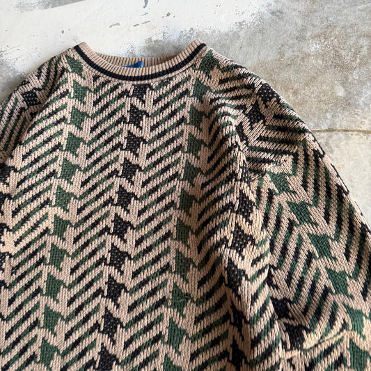 Vintage 90s Grandpa Sweater - L
