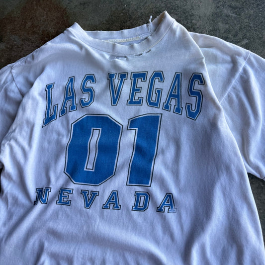 Vintage Spring Distressed Las Vegas Tshirt - L