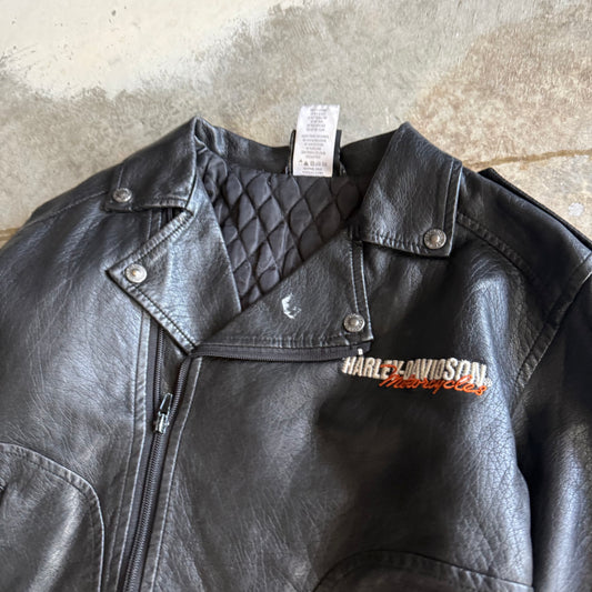 Vintage Kids 00s Harley Davidson Jacket - S