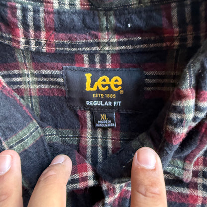 Vintage Cropped Flannel - XL