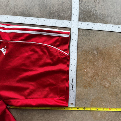 Vintage Red Adidas Track Shorts - XL