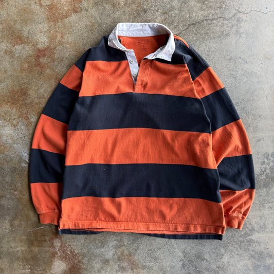 Vintage Striped Rugby - L