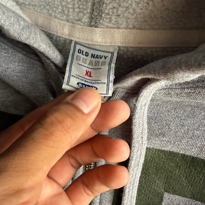 Vintage Old Navy 27 Zip Up Hoodie - XL