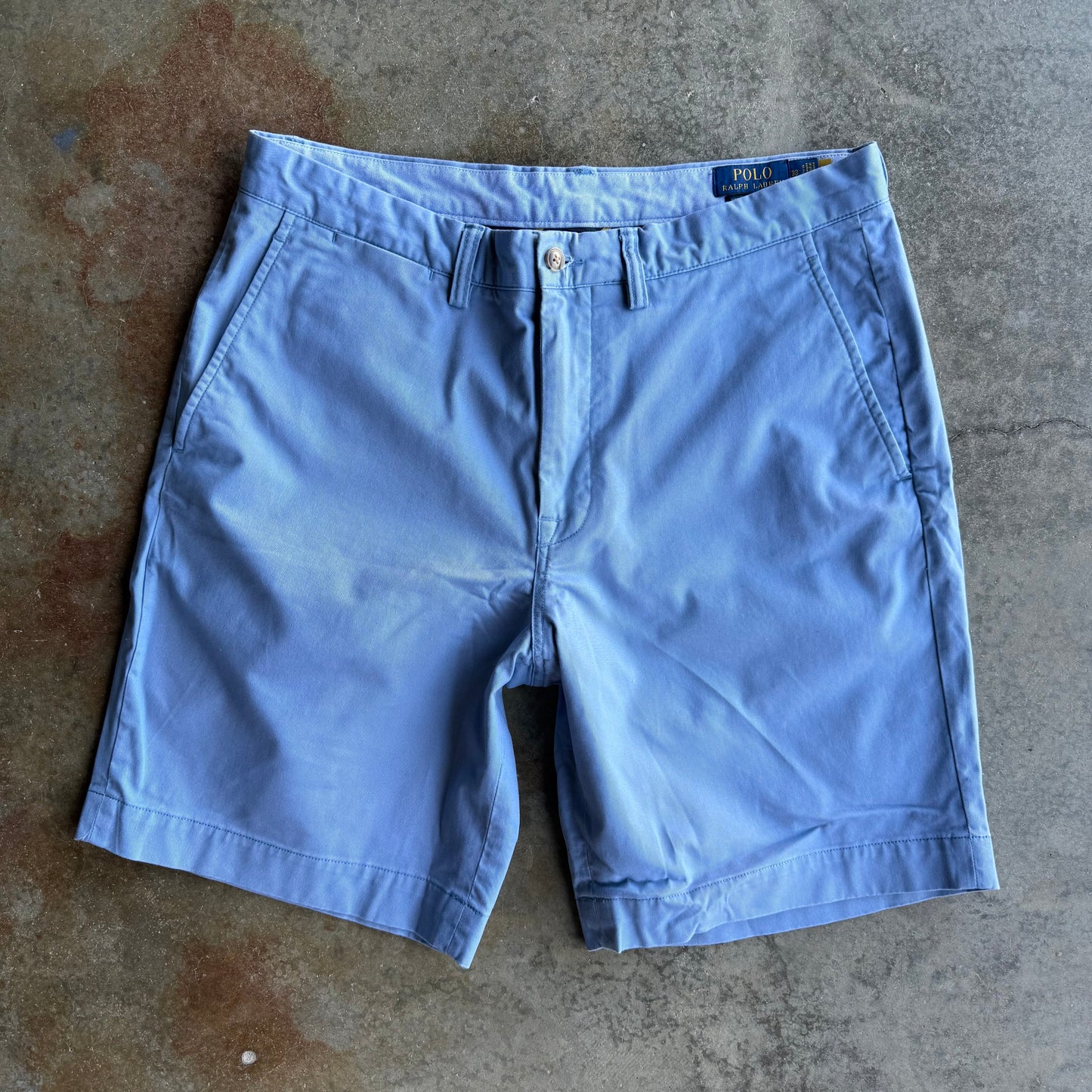 Vintage Baby Blue Polo Ralph Lauren Shorts - 33