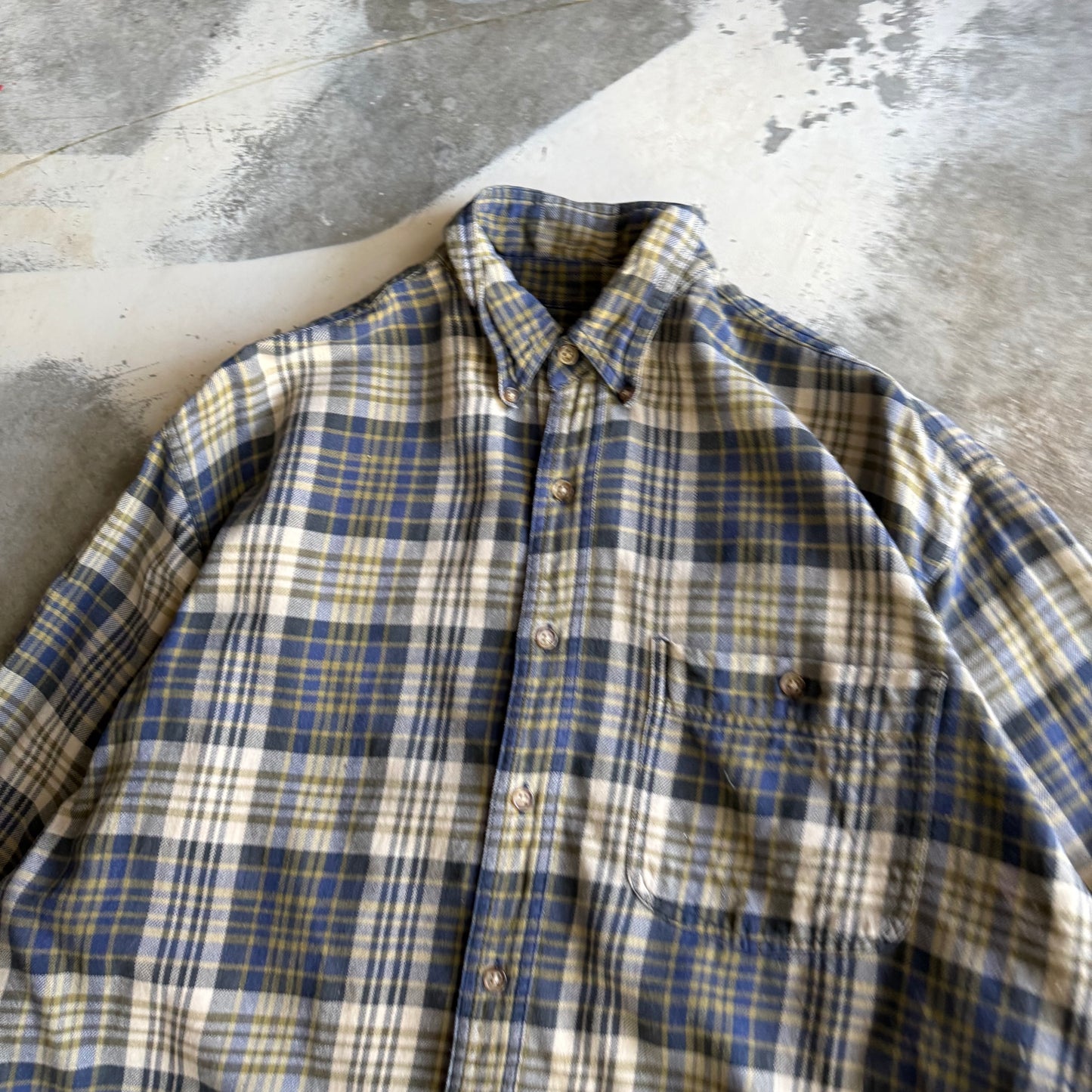 Vintage 00s Cropped Flannel - M