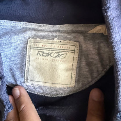 Vintage 90s Faded & Distressed Reebok Hoodie - L