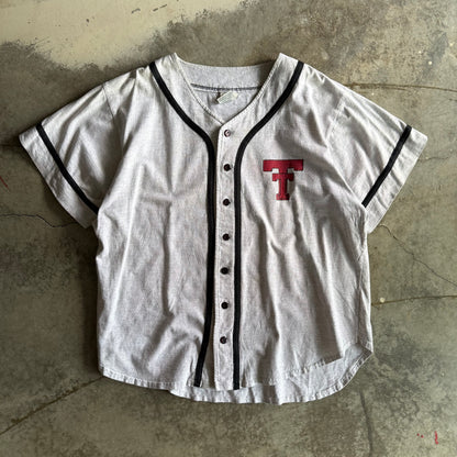 Vintage 90s Texas Tech Baseball Jersey- L