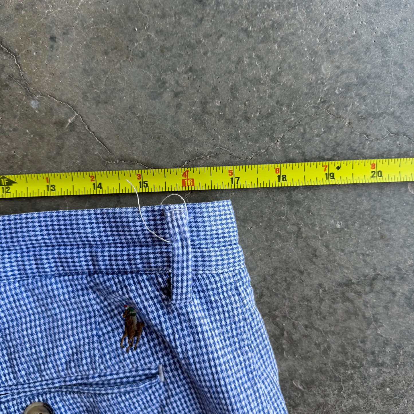 Vintage Blue Striped Polo Ralph Lauren Shorts - 33