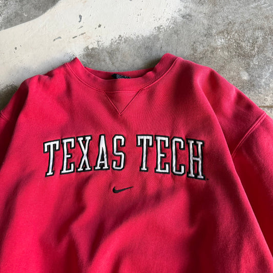 Vintage 00s Texas Tech Nike Crewneck - M