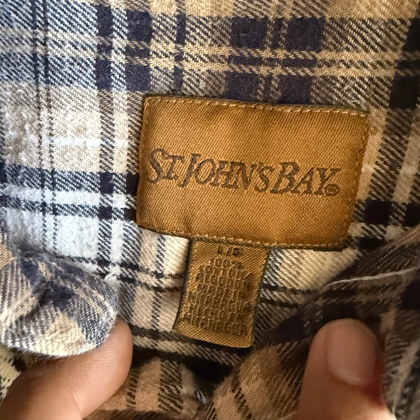 Vintage 00s Cropped Flannel - L