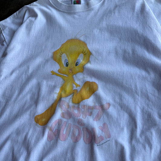 Vintage Tweety Bird Soft and Cuddly Tshirt - XXL