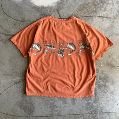 Vintage 00s Wrap Around Fish Tshirt - XL