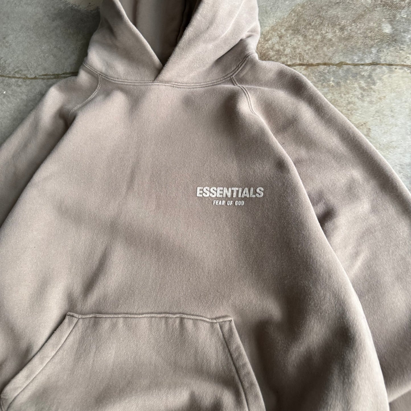 Brown Essentials Hoodie - M