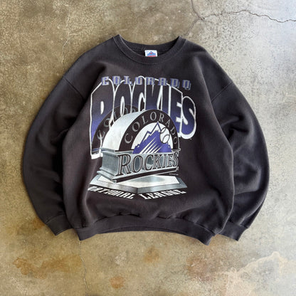 Vintage 90s Colorado Rockies Crewneck - XL